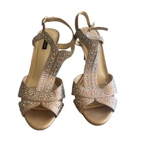 Alex Marie Rose Gold Heels